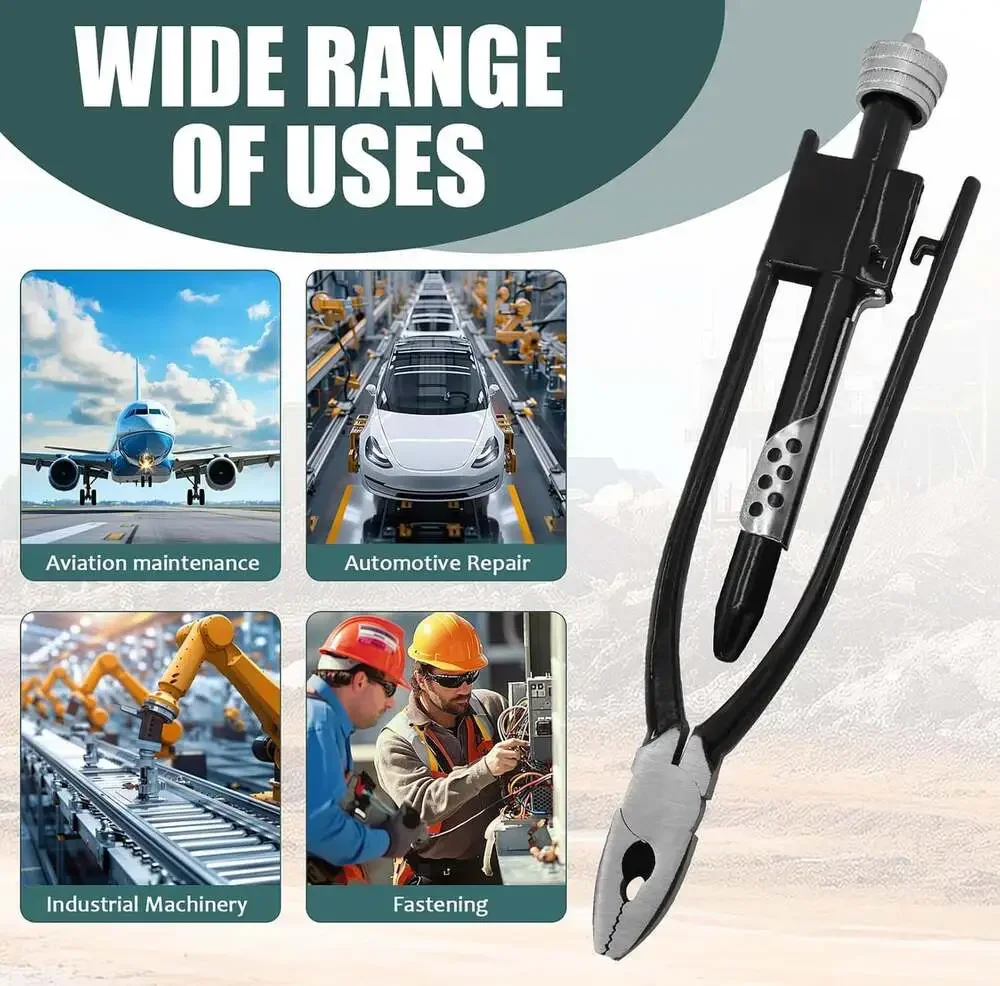 Wire Pliers Set Chrome Vanadium 6 9 Inch Automotive Aviation Industrial Black